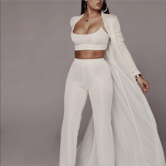 JLUXLABEL Pants - JLUX White Pants Set